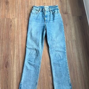 Abercrombie Curve Love 90s straight Ultra High Rise size 25